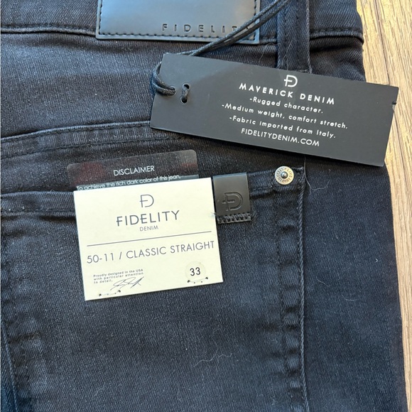 Fidelity Denim Other - Fidelity Denim 50-11 Straight Leg Jeans 33x35